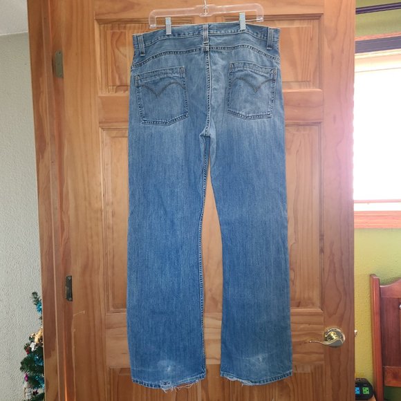 Levi's SilverTab True Boot  Vintage Blue Jeans - Picture 6 of 13